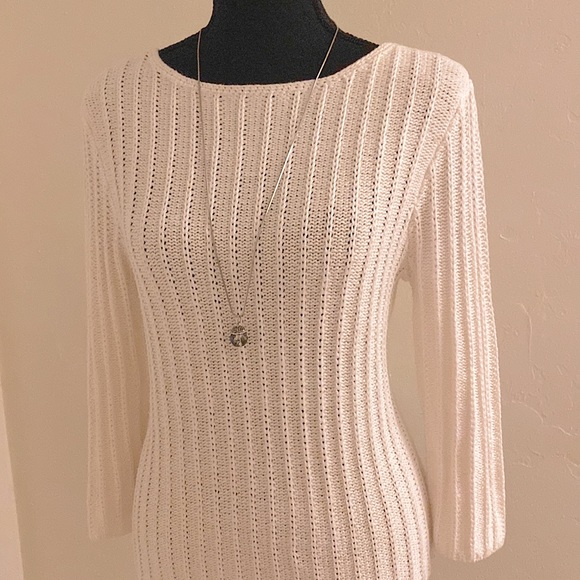 🎉HP🎉Jones Wear Petite Sport 3/4 Sleeve Sweater - Picture 1 of 16